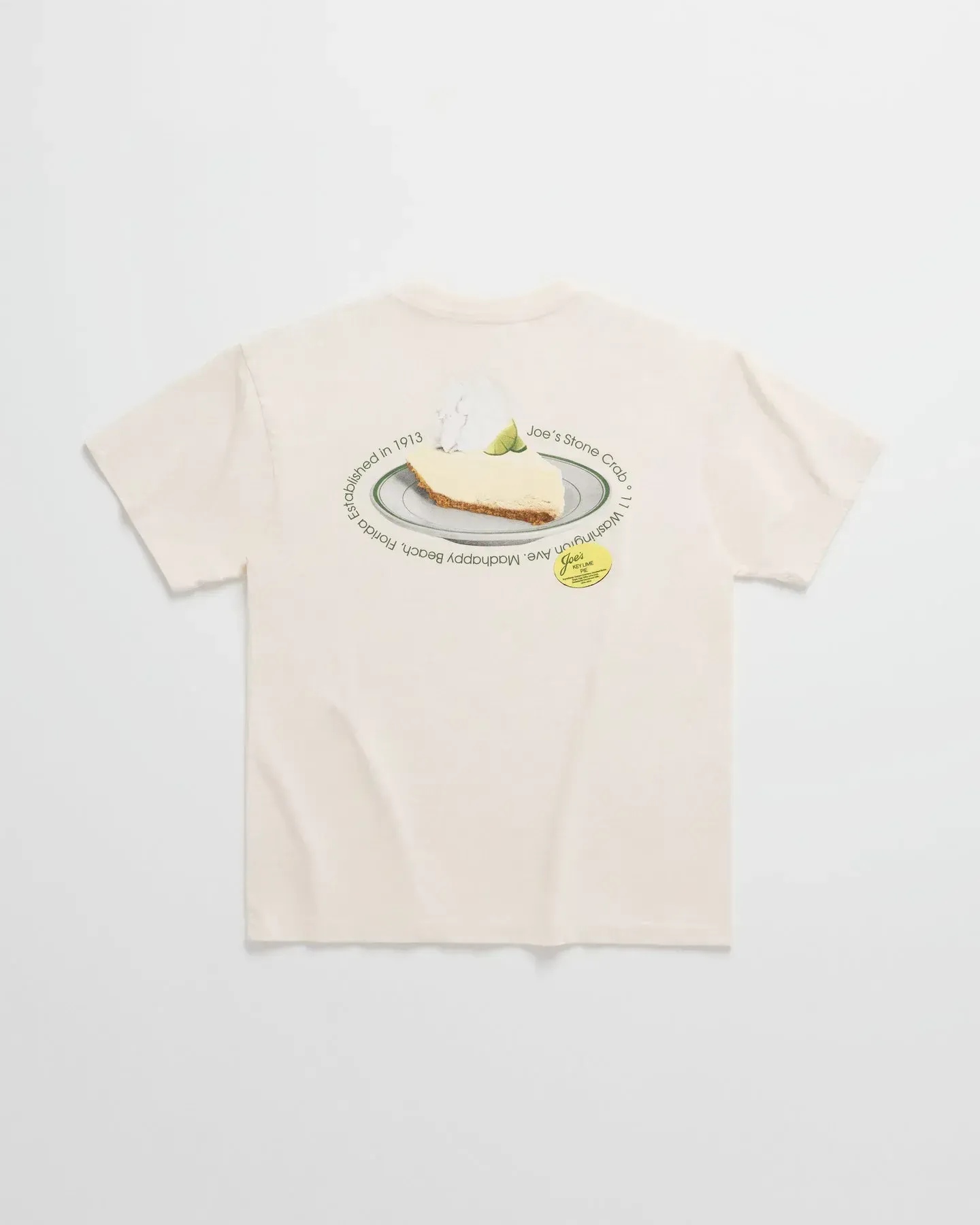 White Madhappy Joe’s Key Lime Pie Midweight Tee White Madhappy Joe’s Key Lime Pie Midweight Tee