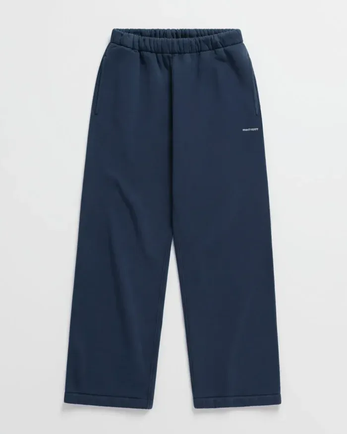 Classics Madhappy Fleece Straight Navy Sweatpants Classics Madhappy Fleece Straight Navy Sweatpants