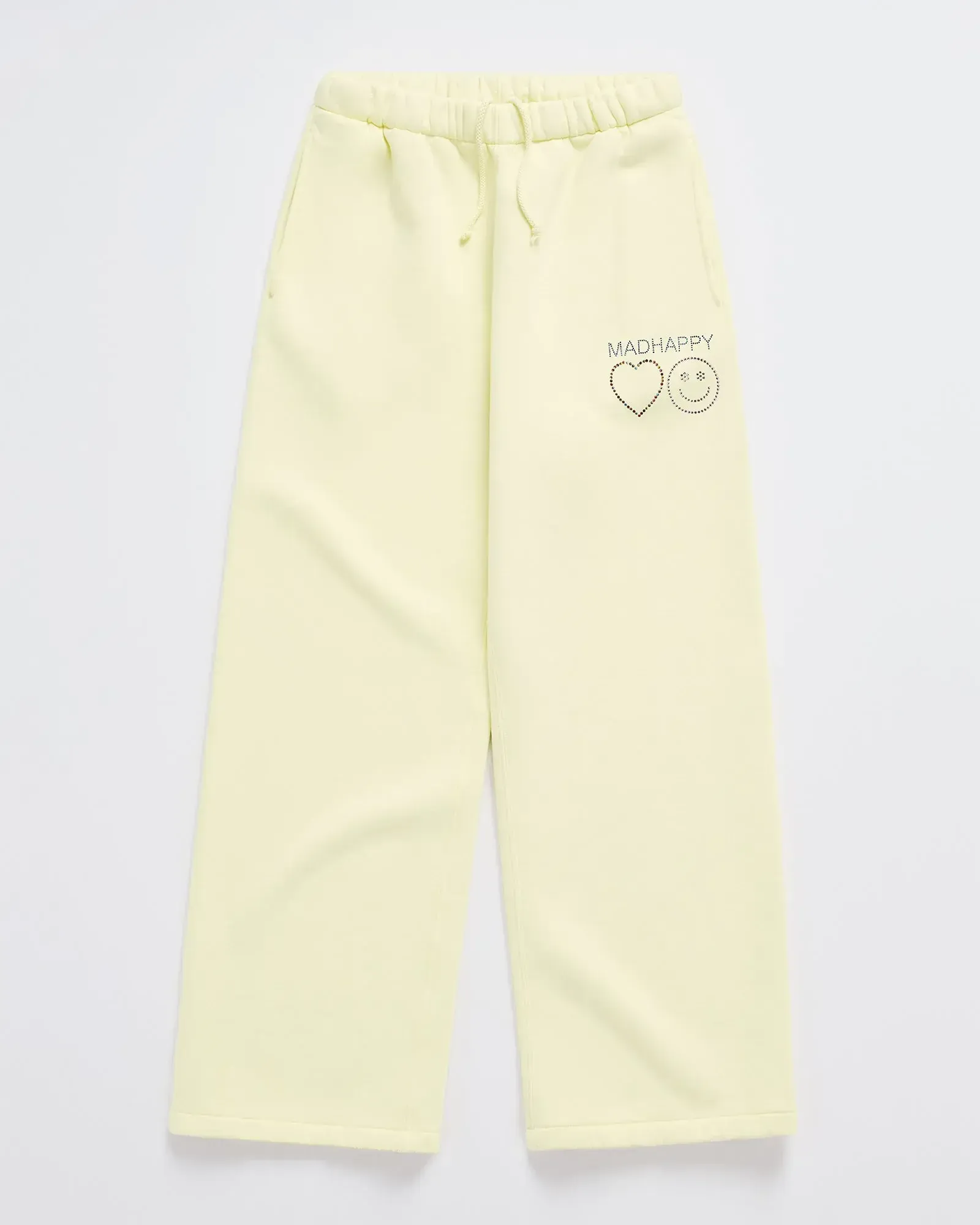 Madhappy Lemon-Ice Dazzle Fleece Straight Sweatpants Madhappy Lemon-Ice Dazzle Fleece Straight Sweatpants