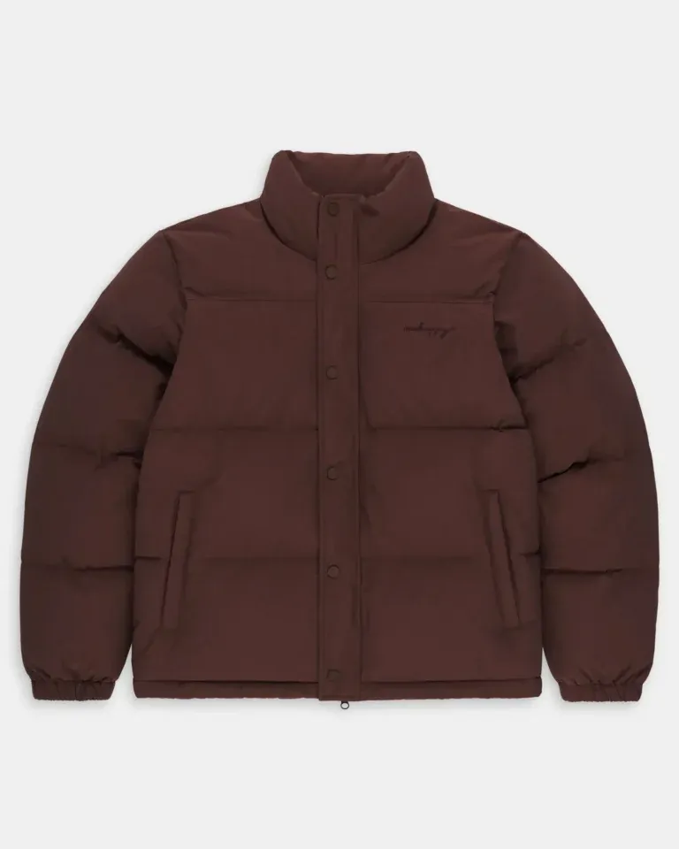Madhappy Cozy Puffer Brown Jacket Madhappy Cozy Puffer Brown Jacket