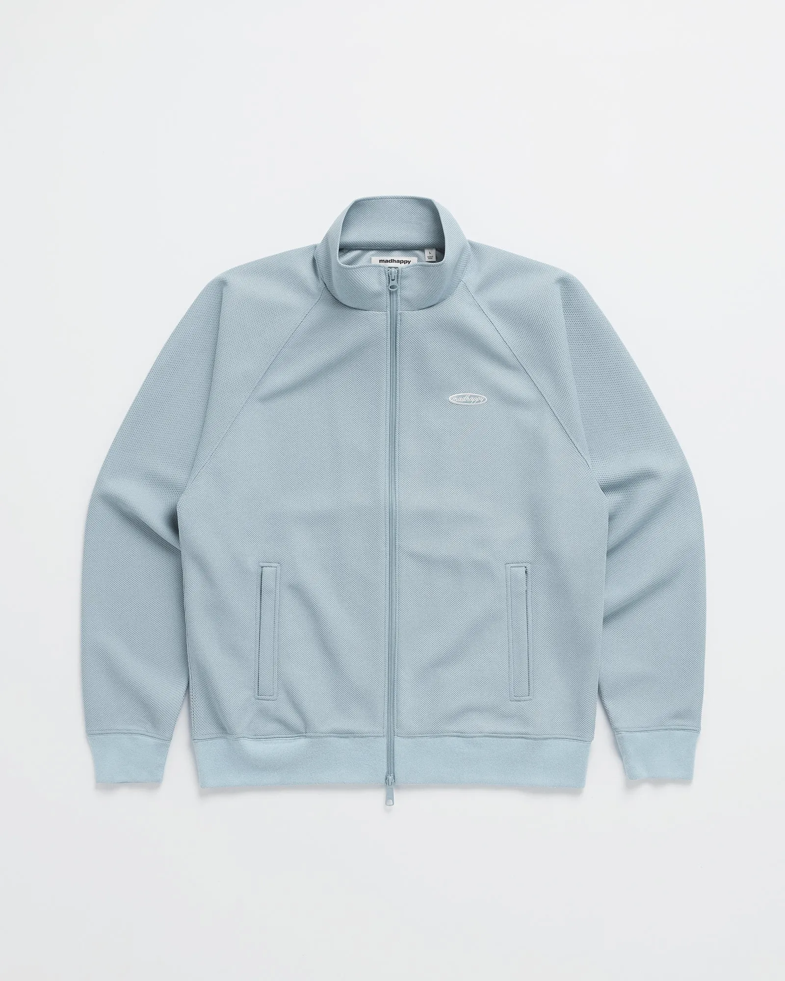 Light Blue Madhappy Pique Track Jacket Light Blue Madhappy Pique Track Jacket
