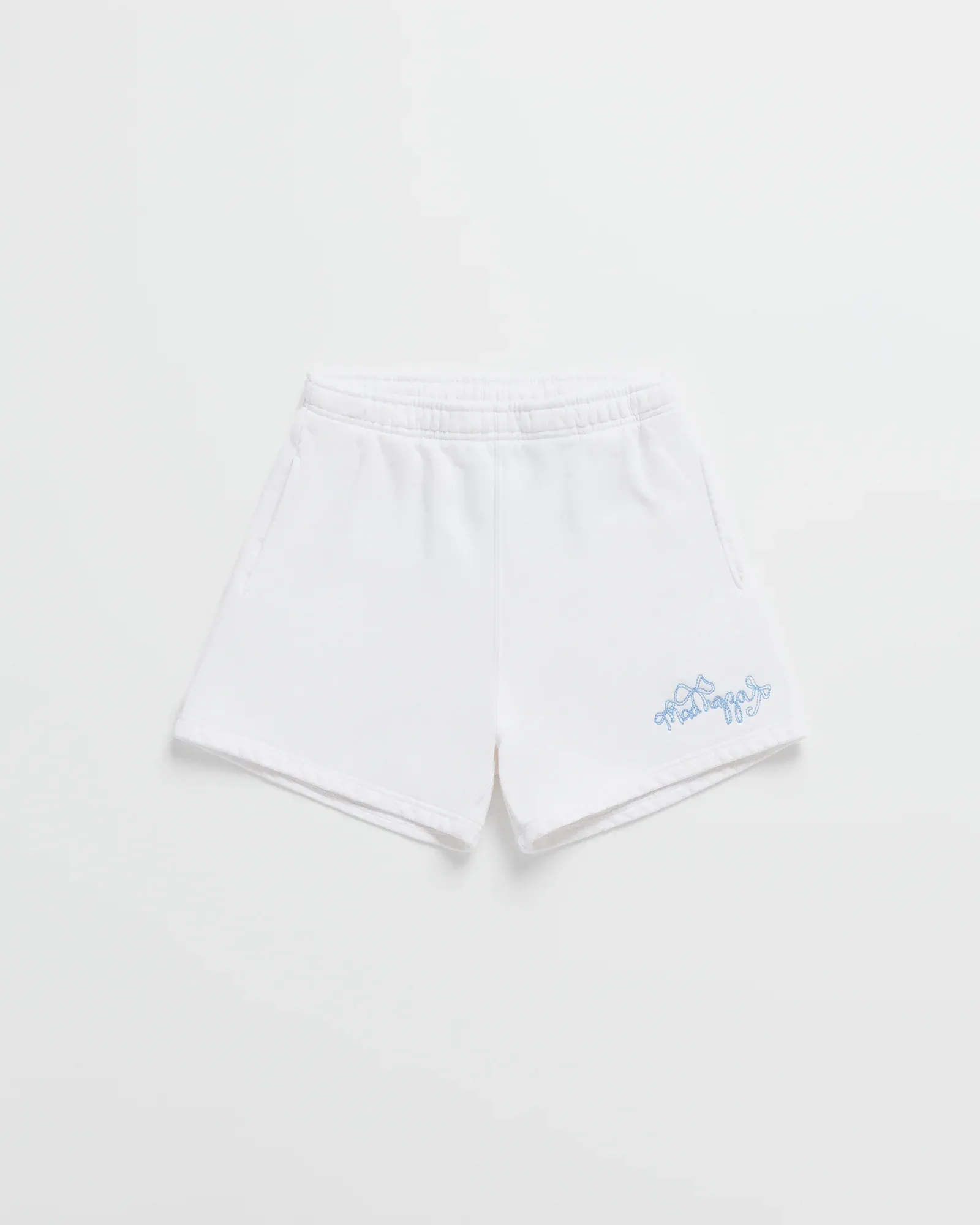 White Madhappy Bow Fleece Short White Madhappy Bow Fleece Short